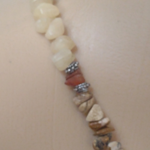 Women's ESTATE stone necklace - Picture 5 of 6